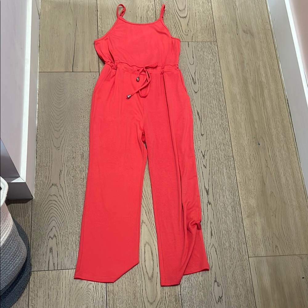 Women's Red Jumpsuit